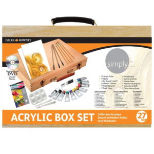 Coffret Simply Acrylic Wooden Box - 27 pièces