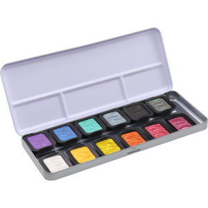 TALENS Couleur nacrée Finetec F1200 Essentials Rainbow 12 couleurs
