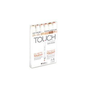 Set Brush Marker Skin Tones B TOUCH