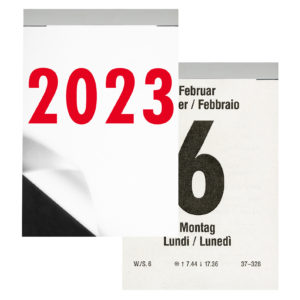 BIELLA Calendrier Nr.4 2023 1J/P, 6.5x9.8cm, d/f/i