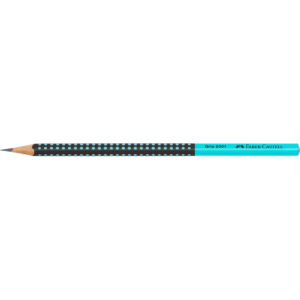 FABER-CASTELL Crayon Grip 2001 517012 Two Tone noir/turquoise