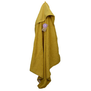 PRINT-Me® Baby Hooded Towel Serviette moutarde