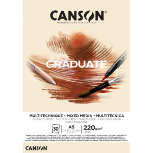 CANSON Graduate Mixed Media A5 20 flles, beige, 220g
