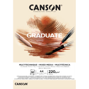 CANSON Graduate Mixed Media A4 20 flles, beige, 220g