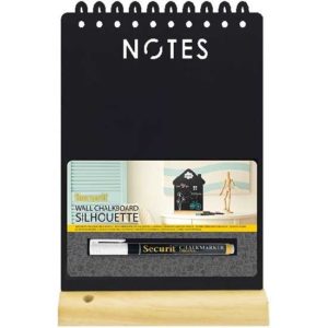SECURIT Tableau Craie NOTES noir